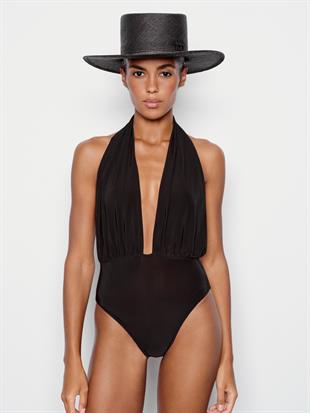 Kalın Zincir Detaylı Gambler Şapka