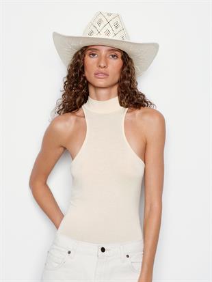 Logo Detaylı Kovboy Şapka