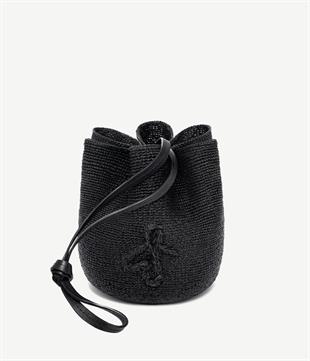 Siyah Deri Saplı Şapka