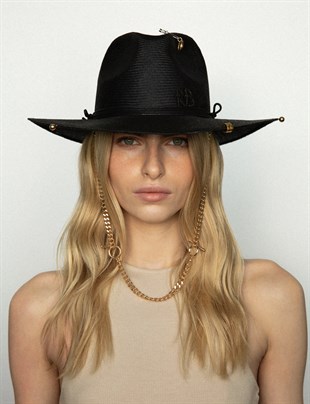 Siyah Fedora Şapka