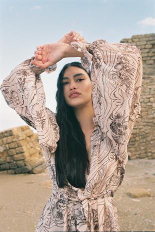 Floral Desen Pantolon