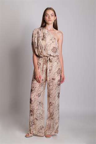 Floral Desen Pantolon