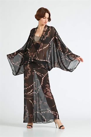 SADH Maksi Boy Transparan Elbise