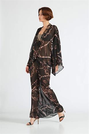 SADH Maksi Boy Transparan Elbise