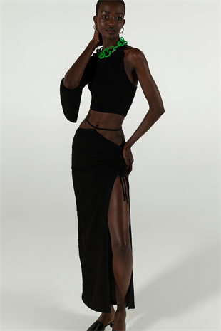 Siyah Crop Top