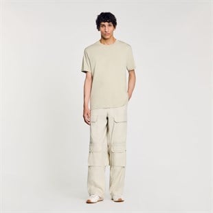 Açık Haki Logo Detaylı T-shirt