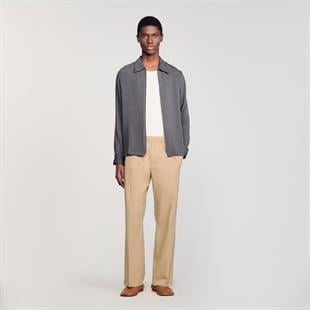 Antrasit Fermuar Kapama Ceket