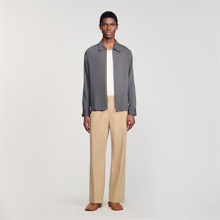 Antrasit Fermuar Kapama Ceket