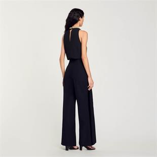 Baget Taşlı Crop Üst