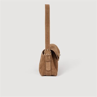 Camel Süet Çanta