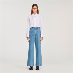 Cep Detaylı Jean Pantolon