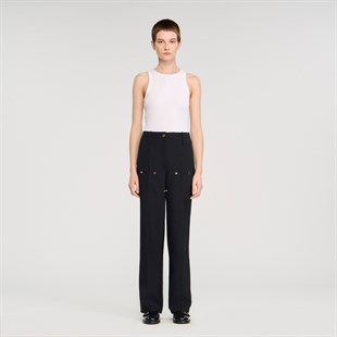 Cep Detaylı Kargo Pantolon