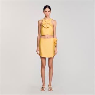 Çiçek Aplikeli Üst