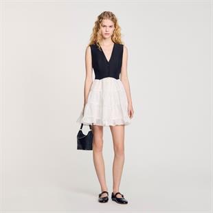 Çift Parça Görünümlü Mini Elbise