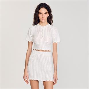 Dilimli Taş İşli Triko