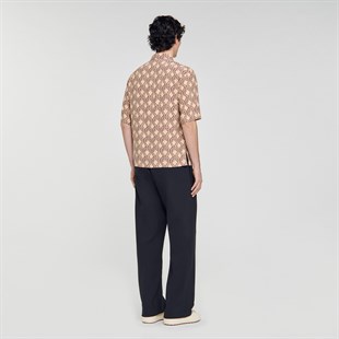 Diyagonal Desen Gömlek