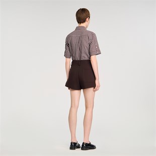 Düğme Detaylı Şort