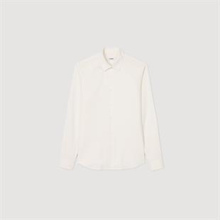 Düz Kesim Beyaz Gömlek