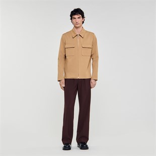 Düz Kesim Pamuk Ceket