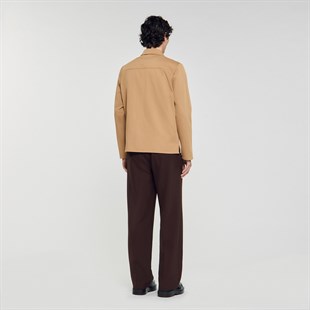 Düz Kesim Pamuk Ceket