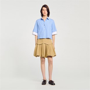 Ekose Desen Kısa Gömlek