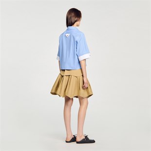 Ekose Desen Kısa Gömlek