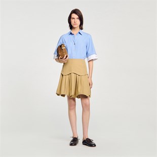 Ekose Desen Kısa Gömlek