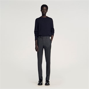 Ekose Desen Kumaş Pantolon