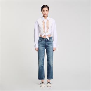 Eskitme Efektli Jean Pantolon