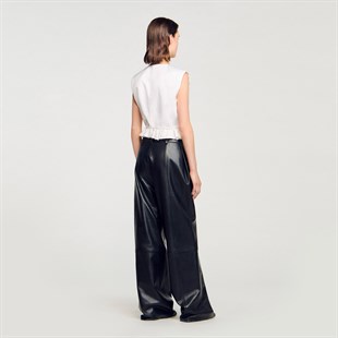 Fiyonk Kapama Derin V Yaka Bluz