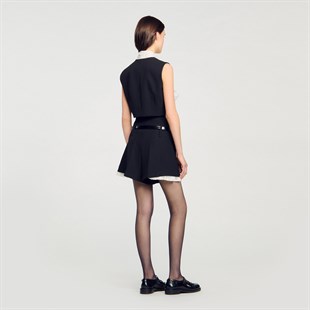 Fular Form Bağlamalı Bluz