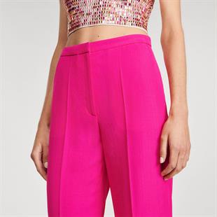 Fuşya Geniş Paça Pantolon