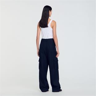 Geniş Paça Kargo Pantolon