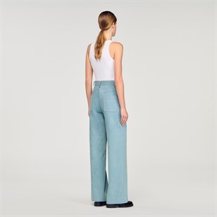 Gold Düğmeli Jean Pantolon