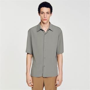 Gri Kısa Kollu Gömlek