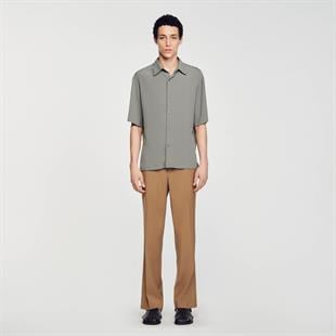 Gri Kısa Kollu Gömlek