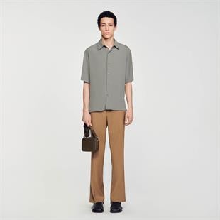 Gri Kısa Kollu Gömlek