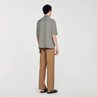 Gri Kısa Kollu Gömlek