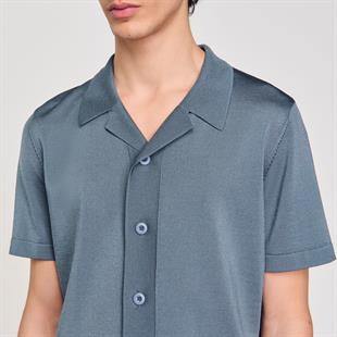 Grimsi Yeşil Triko Gömlek