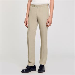 Haki Düz Kesim Pantolon