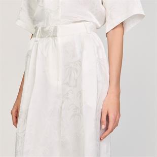 Jakarlı Düz Kesim Pantolon