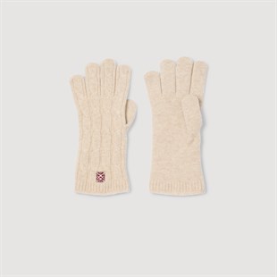 Kaşmir Karışımlı Yün Eldiven