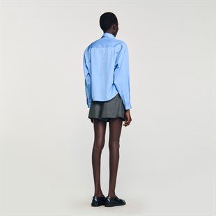 Kendinden Kravatlı Gömlek