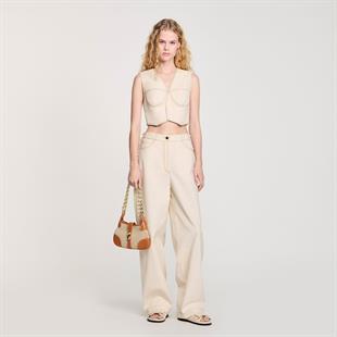 Keten Dikişli Yelek