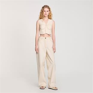 Keten Dikişli Yelek