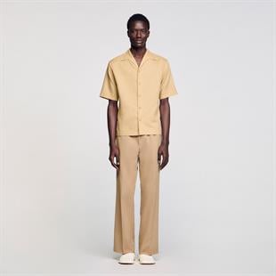 Keten Karışımlı Gömlek