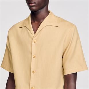 Keten Karışımlı Gömlek