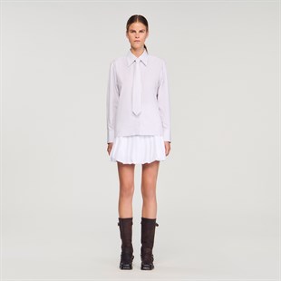 Kravatlı Çizgili Gömlek