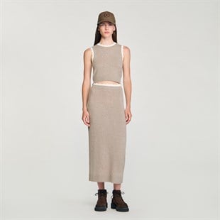 Kroşe Biye Detaylı Yün Triko