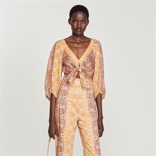 Önden Bağlamalı Truvakar Kol Tulum